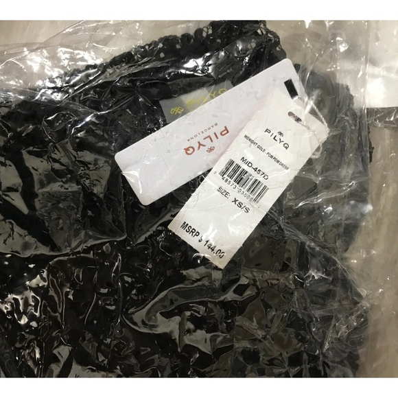 PILYQ POM POM CROCHET LACE COVER UP DRESS XS/S - Picture 5 of 5